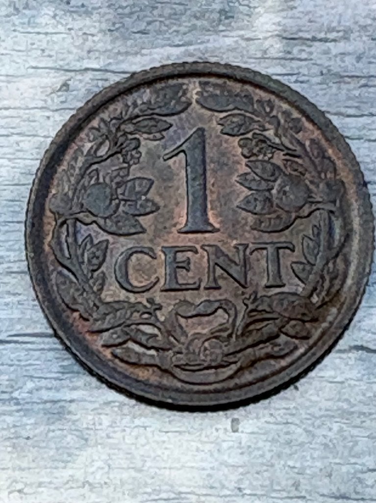 1 Cent 1929, Postzegels en Munten, Ophalen of Verzenden, Koningin Wilhelmina, 1 cent, Losse munt