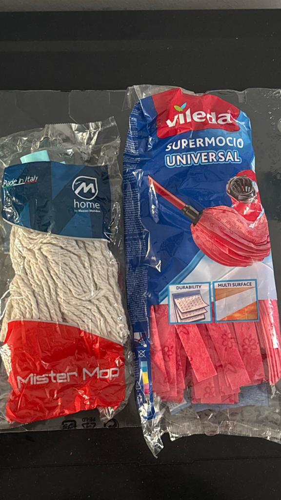 Vileda Supermocio Universal en Mister Mop dweilen, Huis en Inrichting, Schoonmaakartikelen, Ophalen of Verzenden, Mop of Dweil