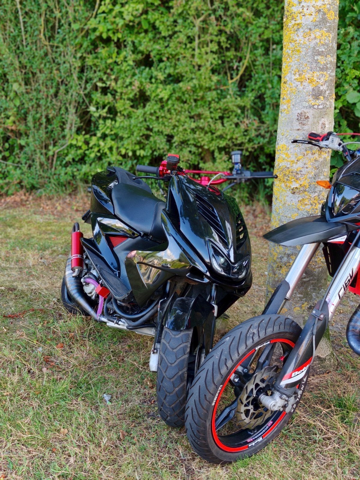 yamaha aerox 70cc testarossa, Ophalen, Tweetakt, Aerox