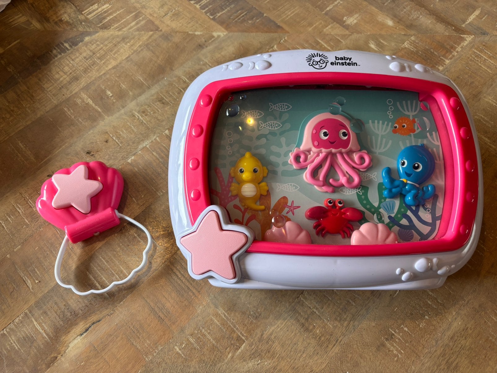 Baby Einstein Sea Dreams Aquarium roze, Ophalen, Zo goed als nieuw, Overige typen, Met licht