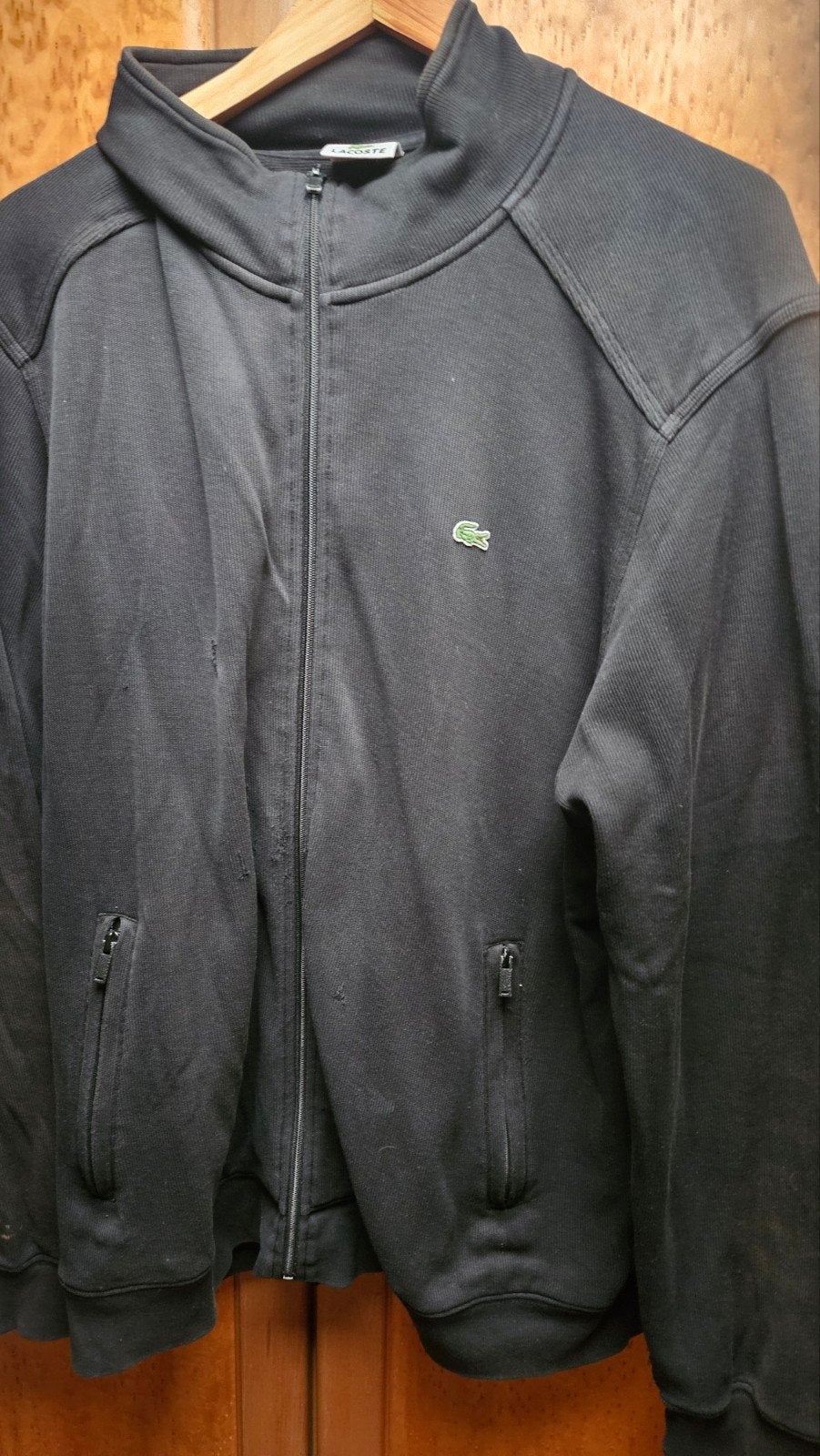 lacoste jas maat 8 te koop, Ophalen of Verzenden, Zo goed als nieuw, Zwart