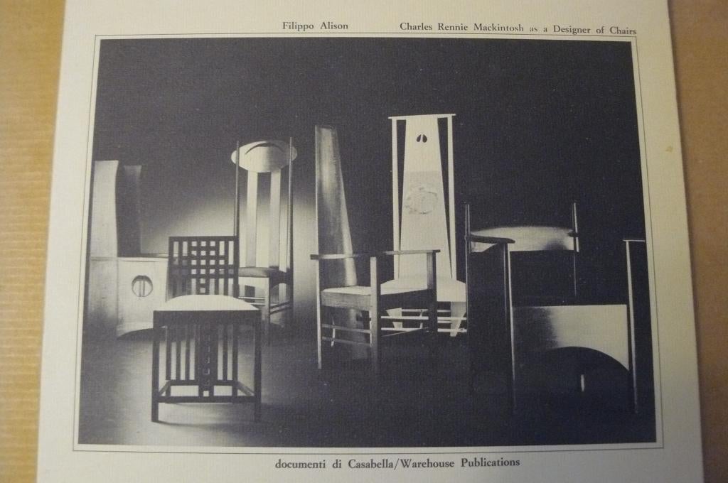 FILIPPO ALISON / Charles Rennie Mackintosh / Designer Chairs, Ophalen of Verzenden, Gelezen, Fotografen