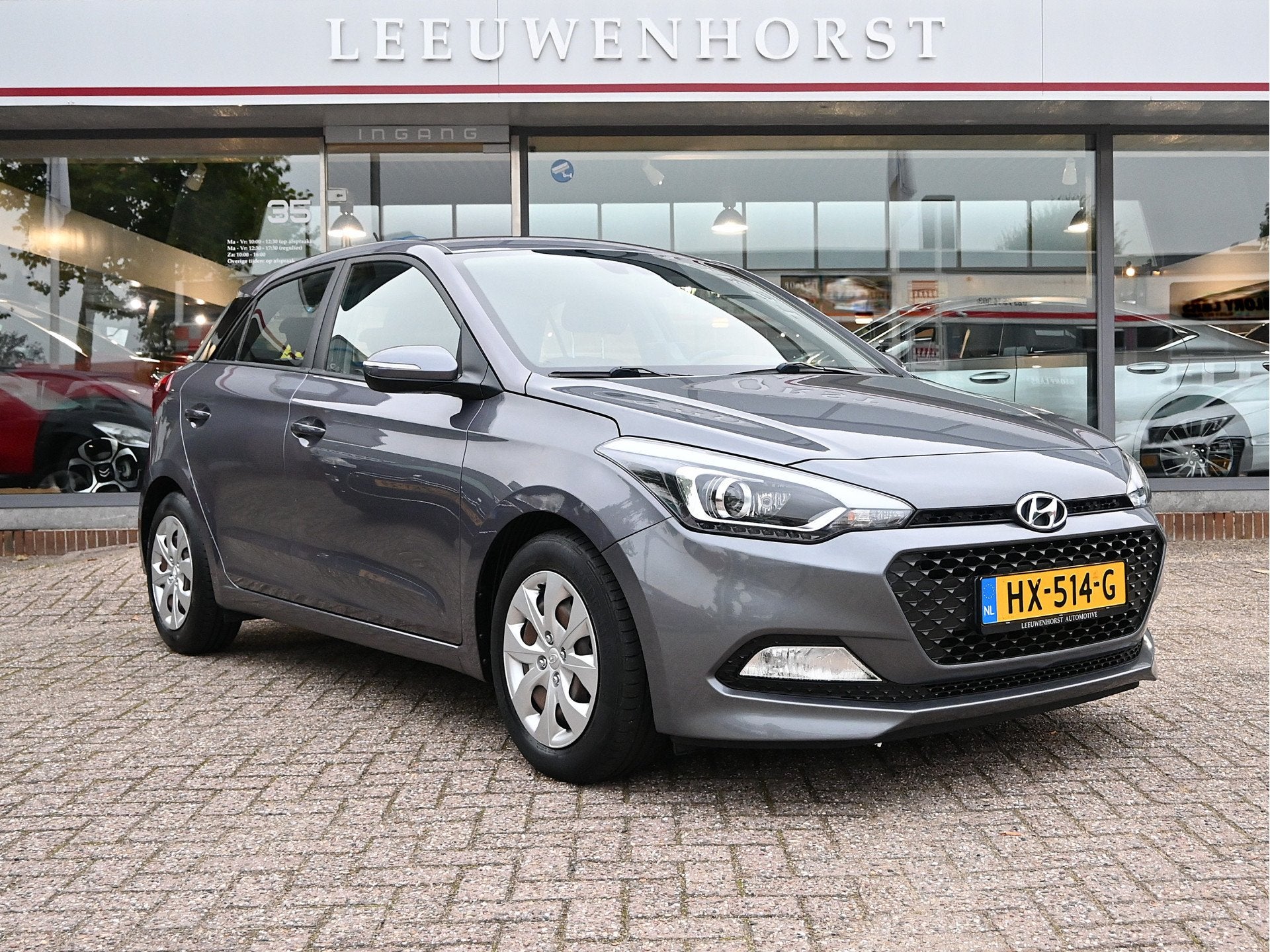 Hyundai i20 1.2 HP i-Motion NL-auto, trekhaak, cruise, bleut, Auto's, 83 pk, Euro 6, 4 cilinders, LED verlichting