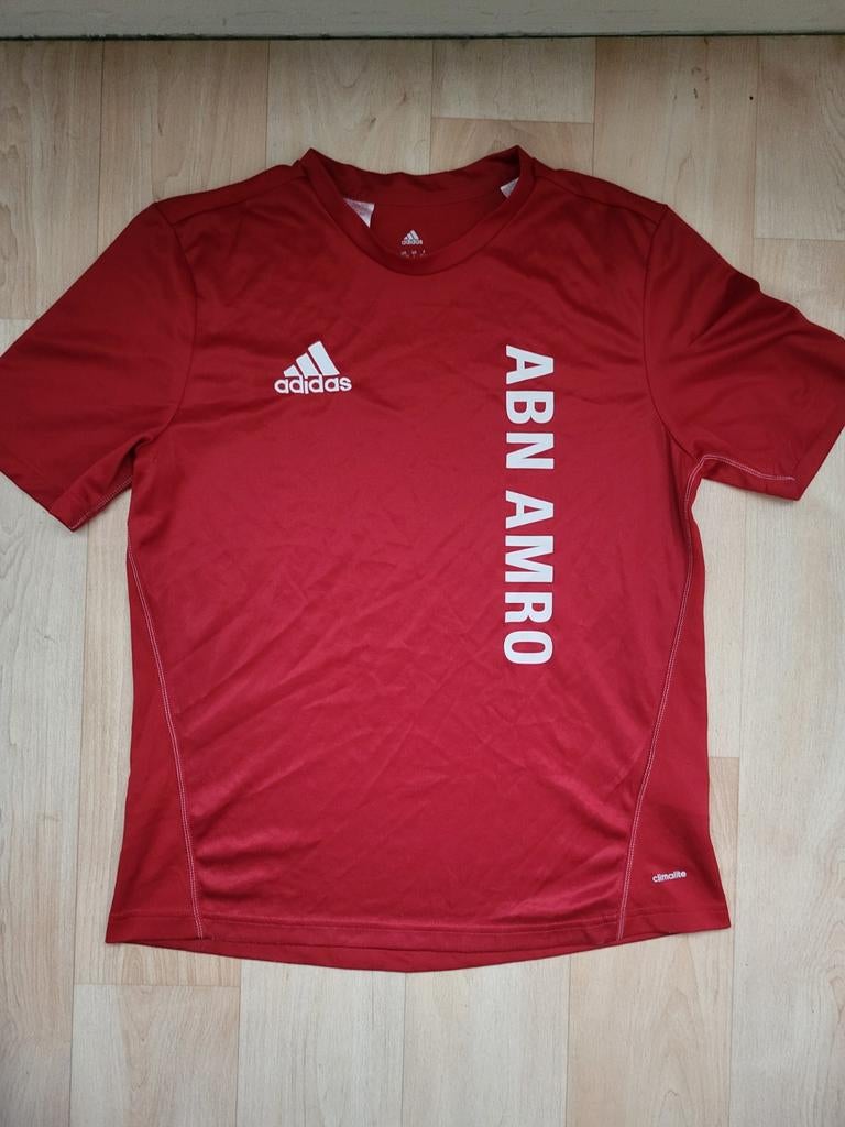 Ajax shirt rood maat 164 tenue zo goed als nieuw, Adidas, Jongen of Meisje, Ophalen of Verzenden, Zo goed als nieuw