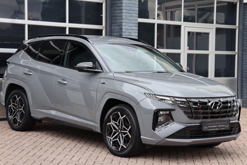 Hyundai TUCSON 1.6 T-GDI N line automaat HEV, Auto's, Gebruikt, Met garantie (alle), Hybride Elektrisch/Benzine, Tucson