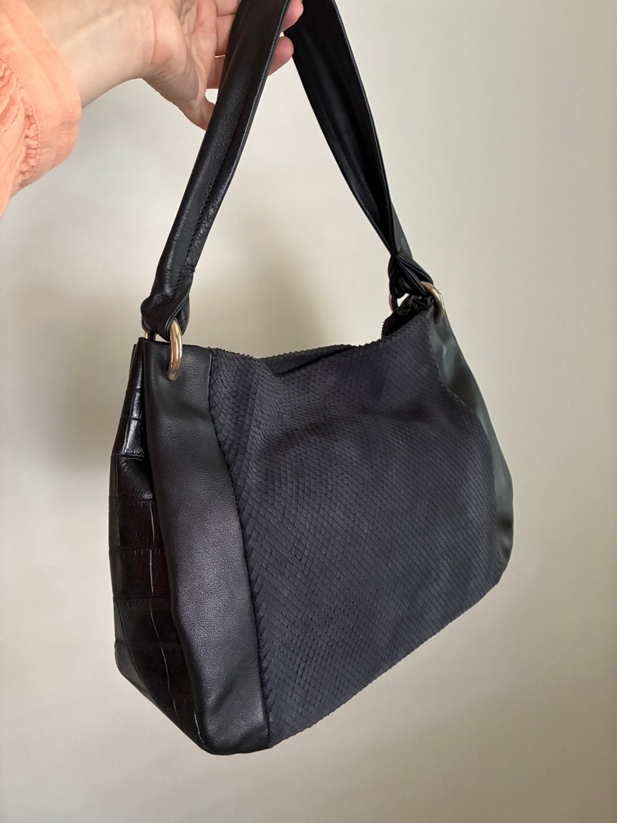 Echt leren tas - lederwaren Antoni, Ophalen of Verzenden, Nieuw, Blauw, Schoudertasje
