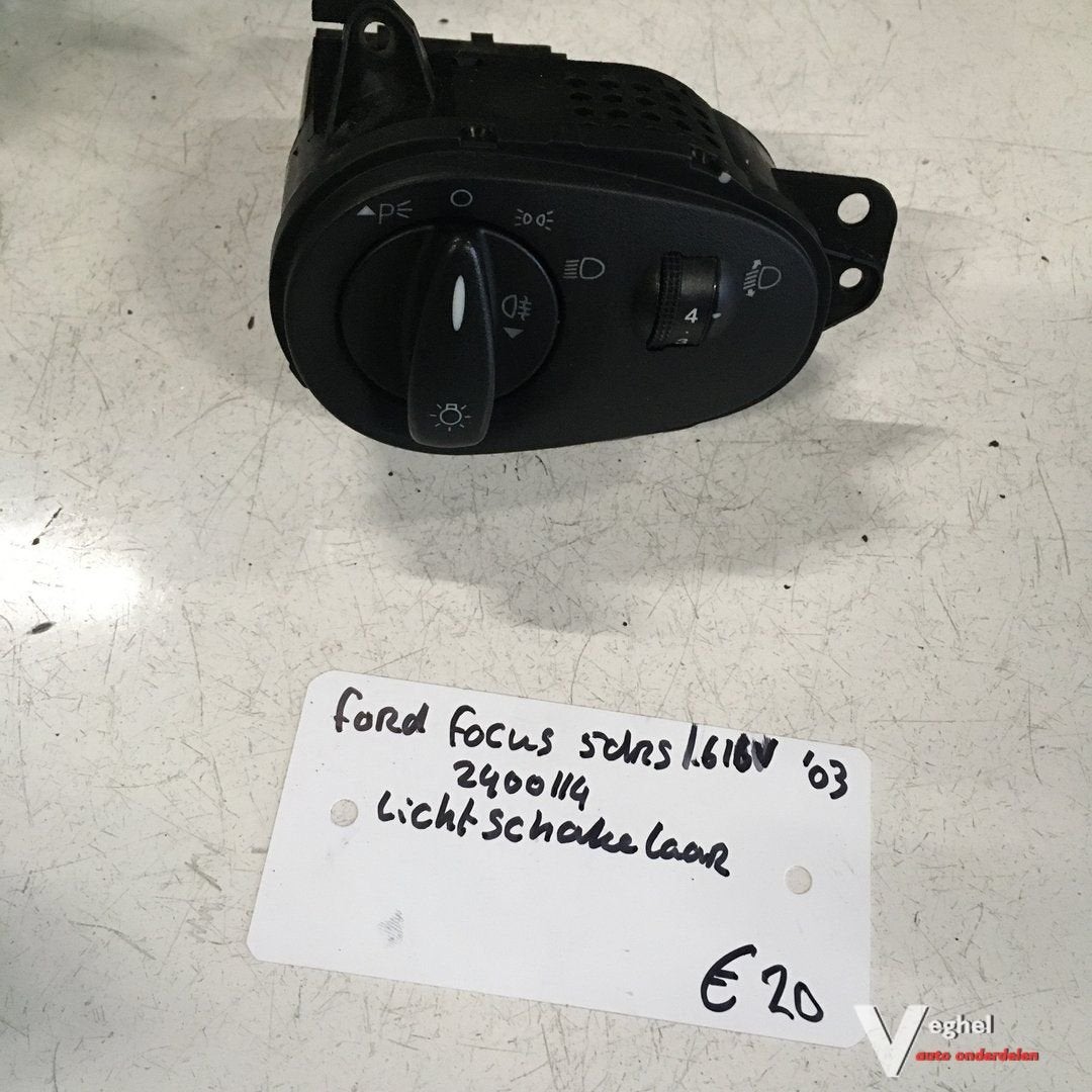 Ford Focus 5drs 1.6 16v 2003 Wagennr 2400114    Lichtschakel, Auto-onderdelen, Gebruikt, -, -, Ophalen of Verzenden