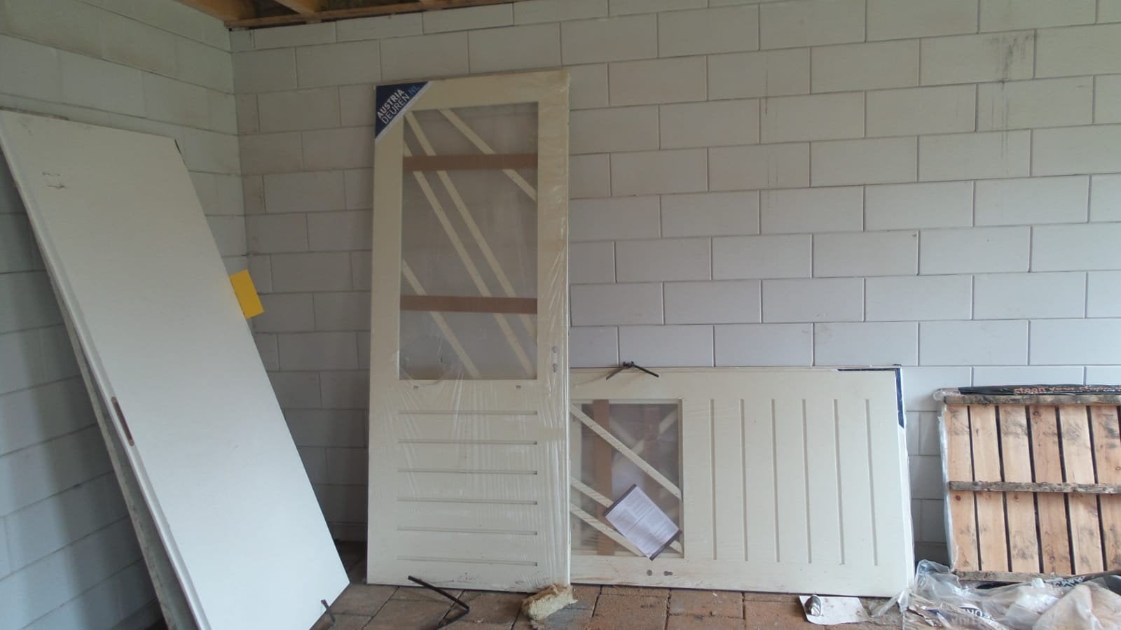 Nieuwe Buitendeur 231,5x93, Ophalen, 215 cm of meer, Nieuw, Glas