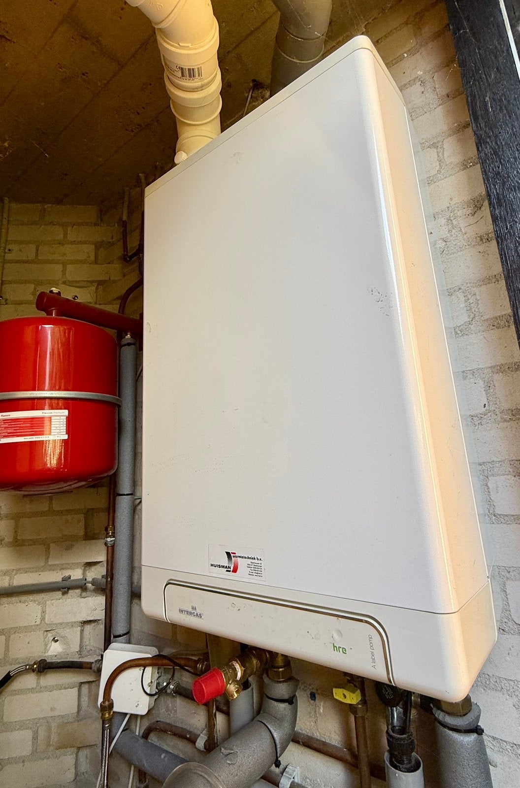 Intergas combiketel HRE 36/30 2016, Ophalen, 30 tot 80 cm, Gebruikt, Hoog rendement (Hr)