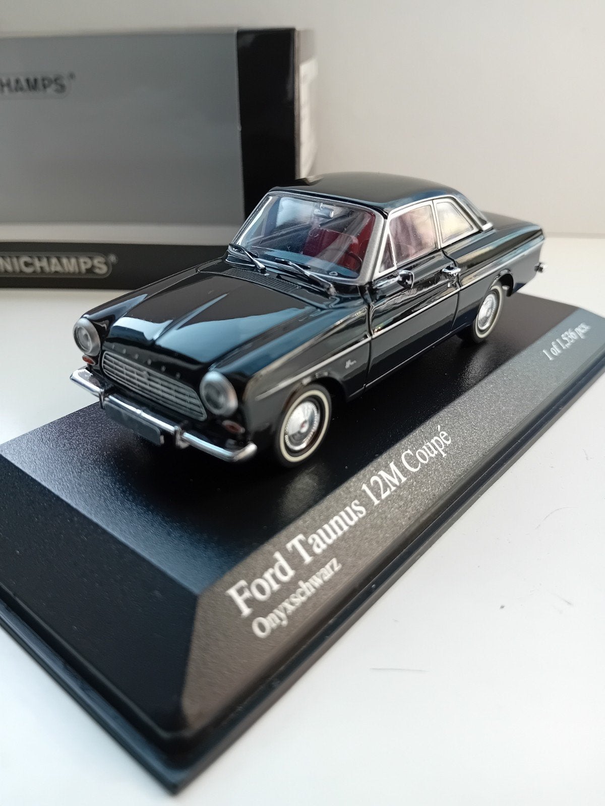 minichamps Ford Taunus 12M  Coupe 1962., Ophalen of Verzenden, Zo goed als nieuw, Auto, MiniChamps