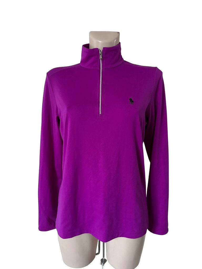 Ralph Lauren trui L, Kleding | Dames, Maat 38/40 (M), Paars, Ophalen of Verzenden, Zo goed als nieuw