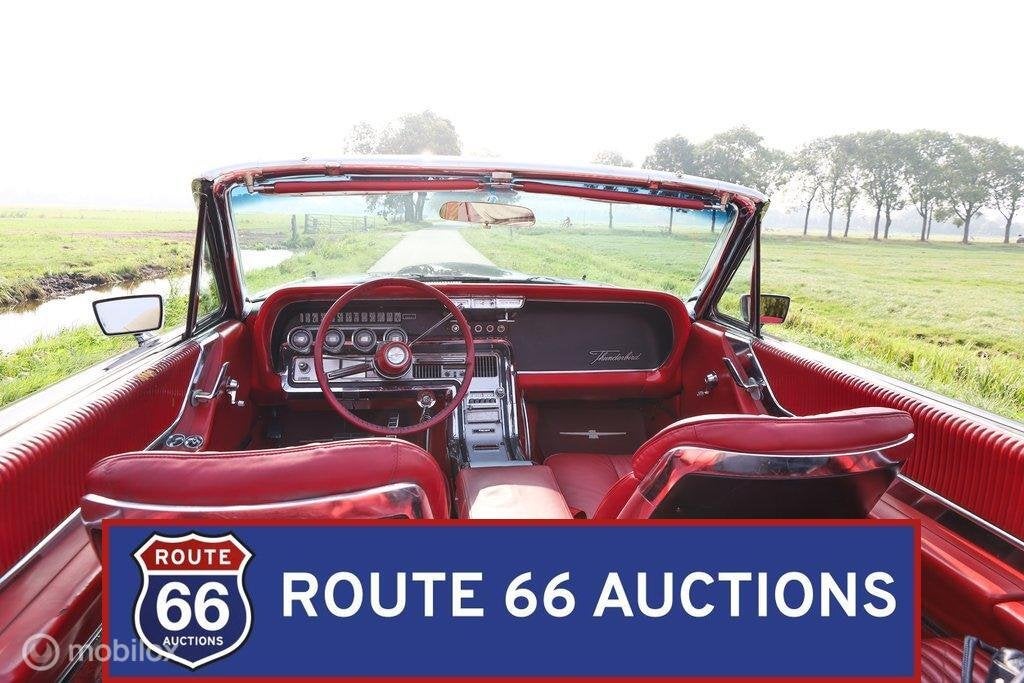Ford Thunderbird | 1964 | Route 66 Auctions, Overige carrosserieën, Zwart, Bedrijf, Handgeschakeld