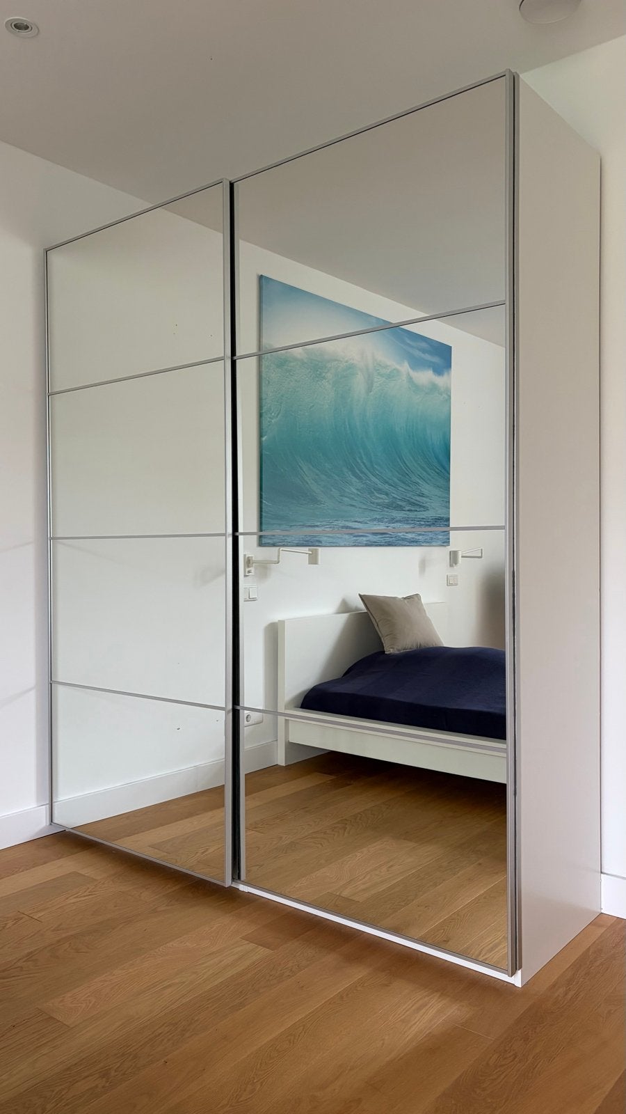 IKEA PAX 200x236 – AULI Mirror Doors, Fully Equipped, Overige materialen, Gebruikt, 200 cm of meer, 200 cm of meer