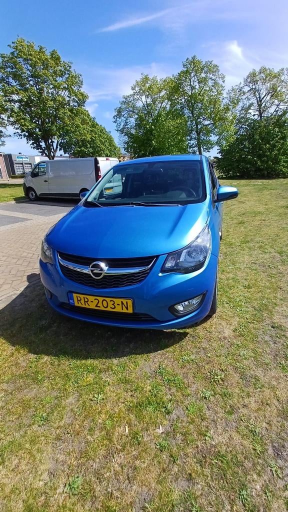 Nette opel Karl 1.0 Ecoflex 55KW 2018 Blauw, Voorwielaandrijving, 839 kg, Stof, 74 pk