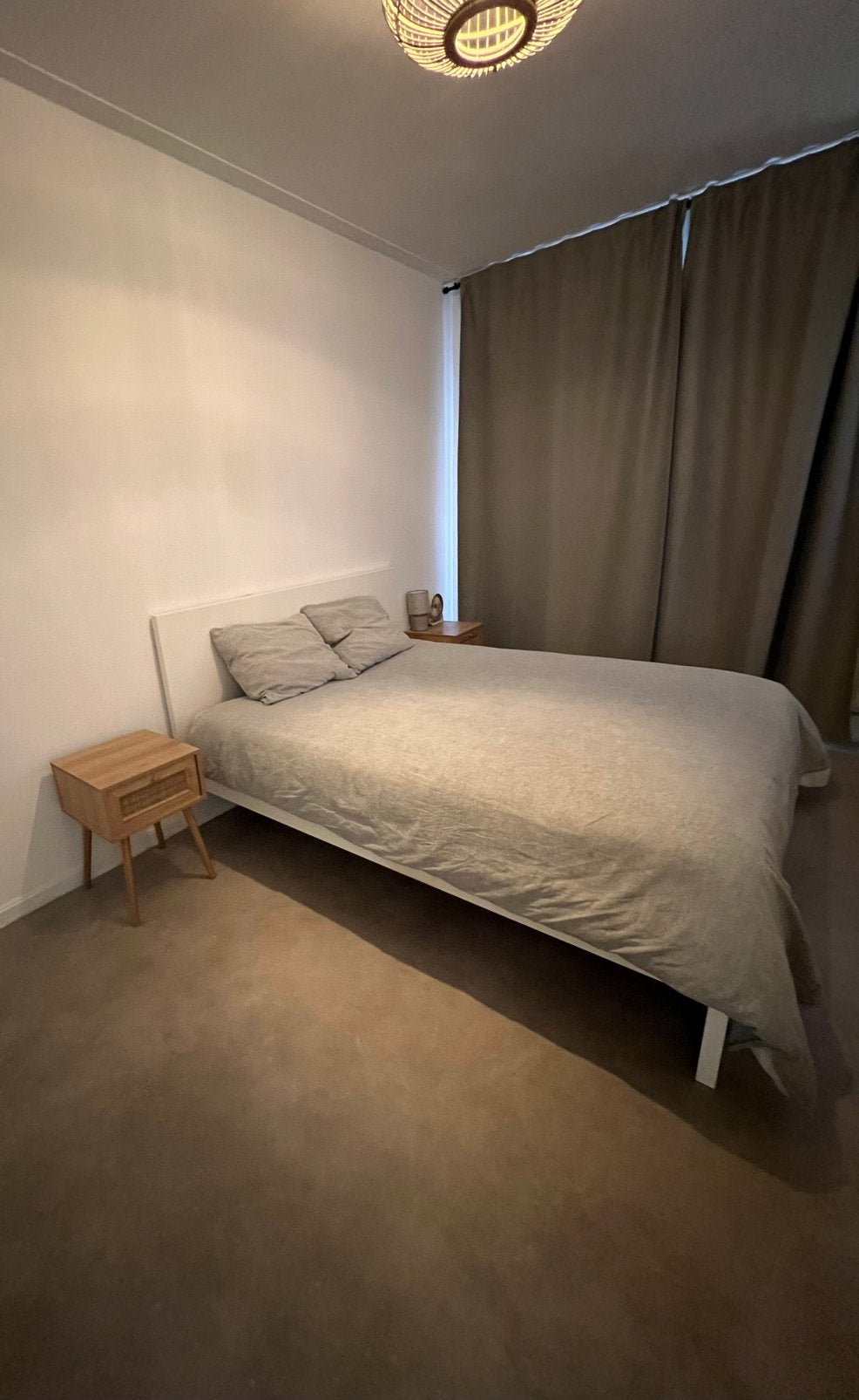 IKEA Malm Bed 160x200 + Leirsund Lattenbodem, Ophalen, Gebruikt, Wit
