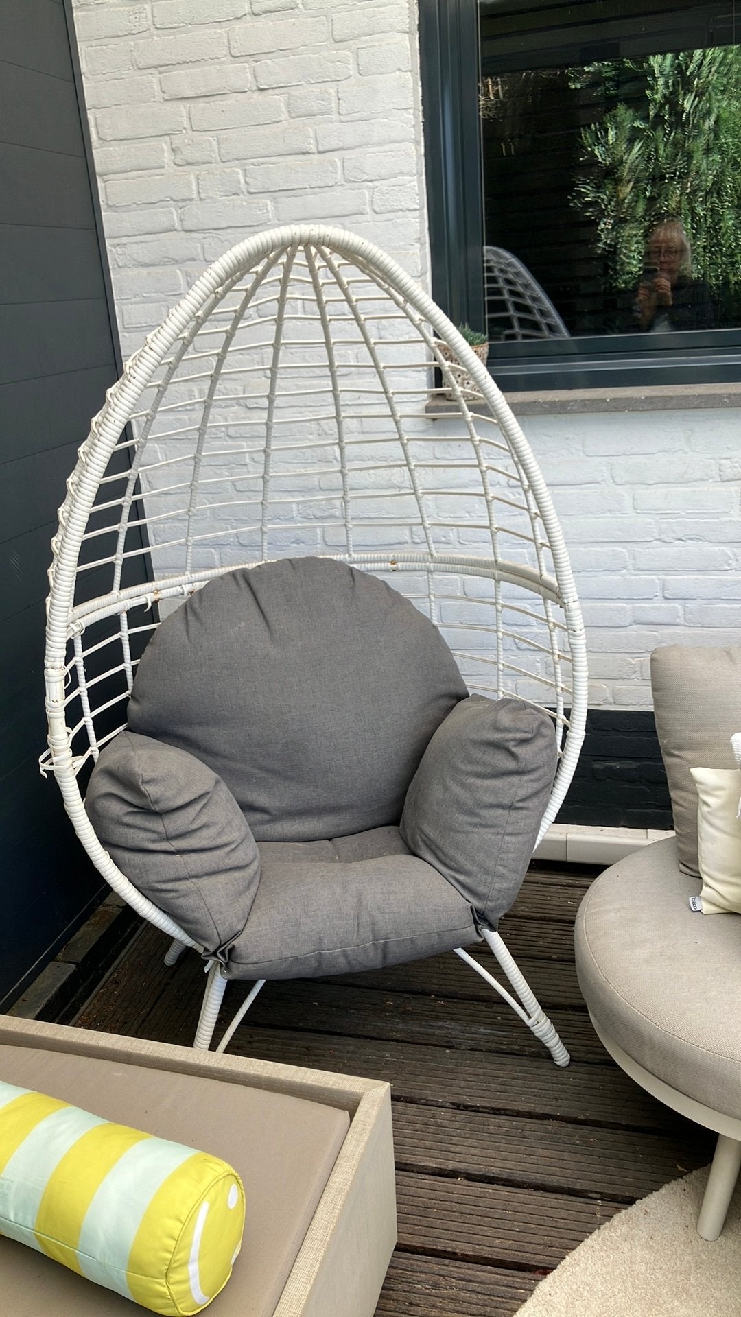 Eggchair, Ophalen of Verzenden, Gebruikt