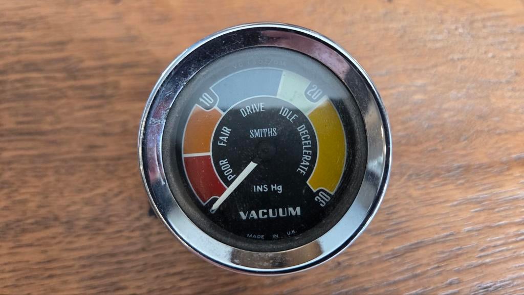 Smiths vacuüm meter, Auto-onderdelen, Dashboard en Schakelaars, Ophalen of Verzenden, Nieuw