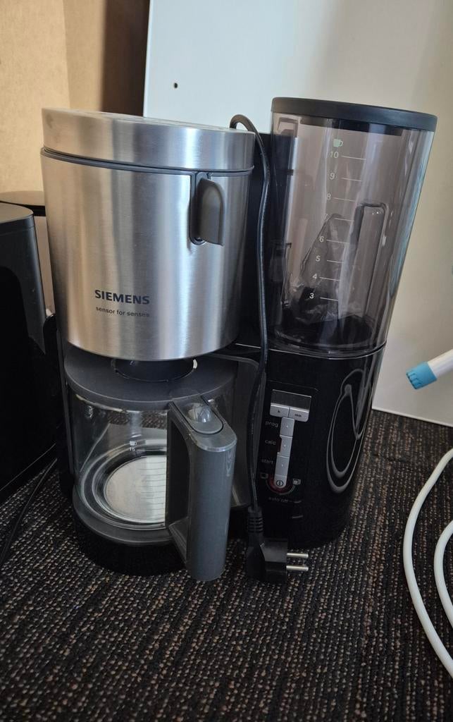Siemens Filterkoffiezetapparaat - Sensor for Senses, Afneembaar waterreservoir, Gebruikt, 10 kopjes of meer, Koffiemachine