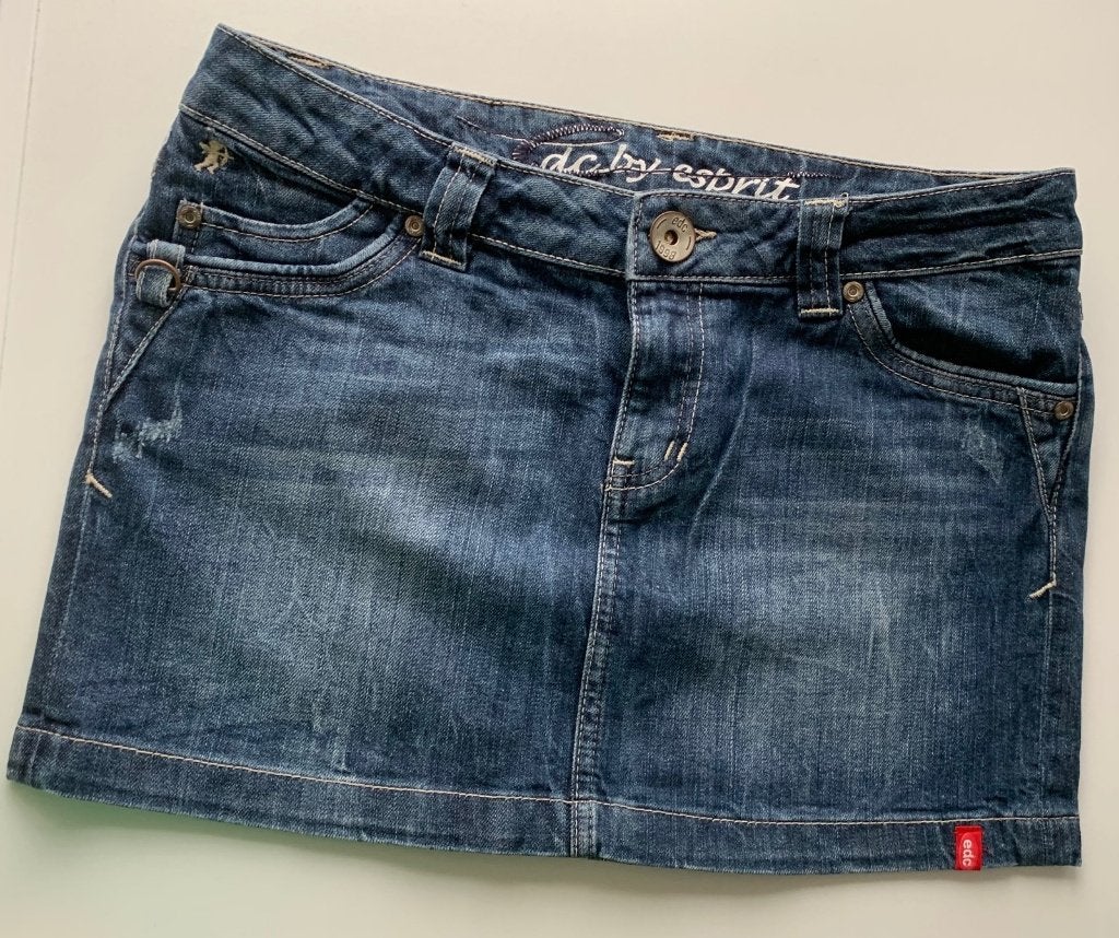 ESPRIT spijkerrok maat m in ~~nieuw~~ staat, Maat 38/40 (M), Zo goed als nieuw, Boven de knie, Verzenden
