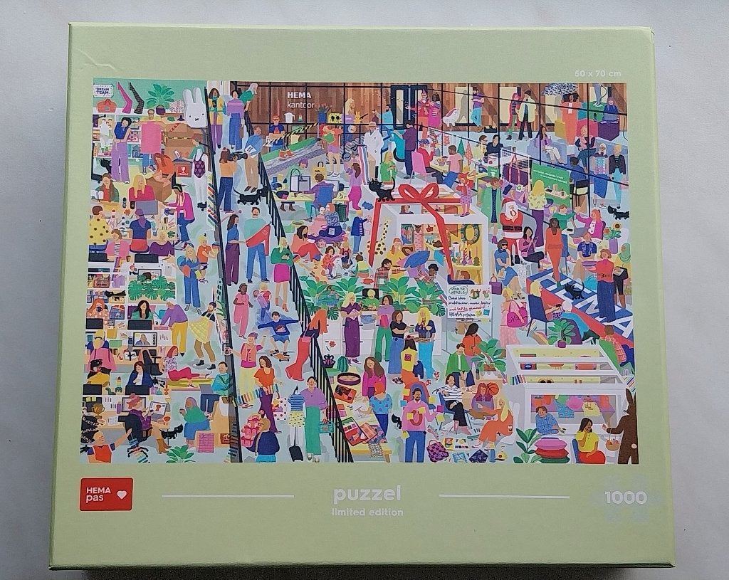 Puzzel 1000 stukjes, Ophalen of Verzenden, 500 t/m 1500 stukjes, Zo goed als nieuw