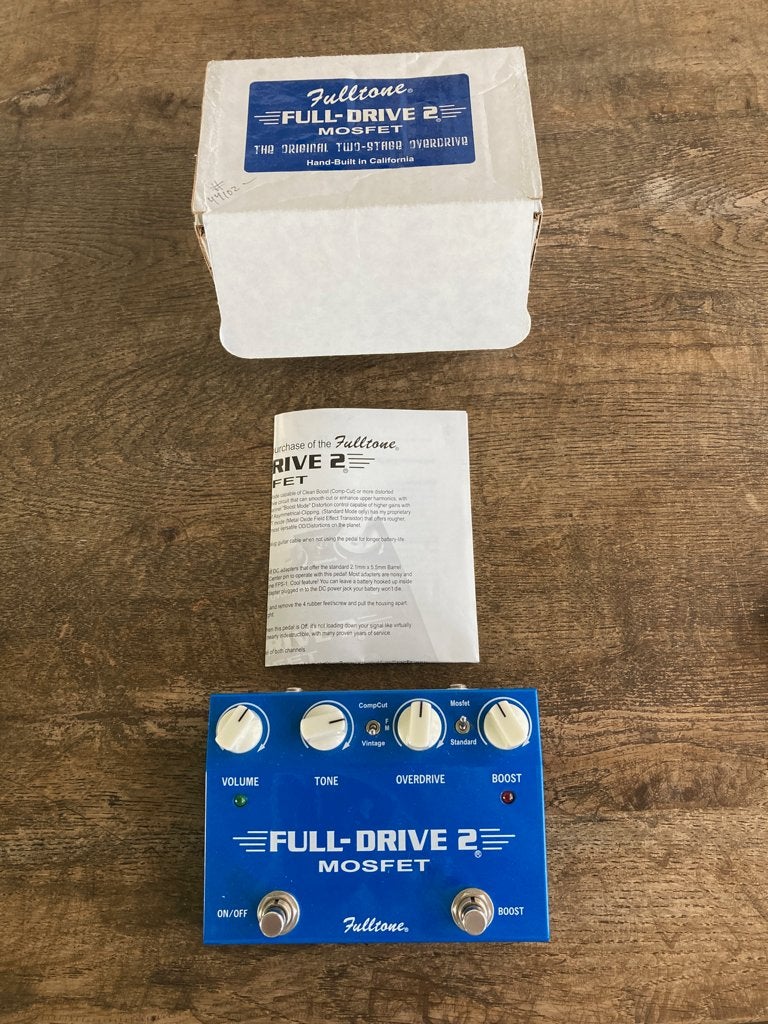 Fulltone Full-Drive 2 Mosfet, Ophalen of Verzenden, Gebruikt, Distortion, Overdrive of Fuzz