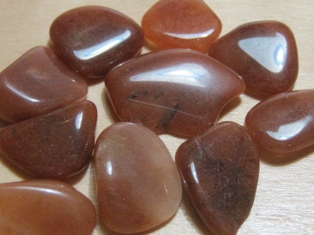 e. 10 stuks edelstenen ROODBRUINE AVENTURIJN (1), Sieraden, Tassen en Uiterlijk, Edelstenen, Verzenden, Nieuw