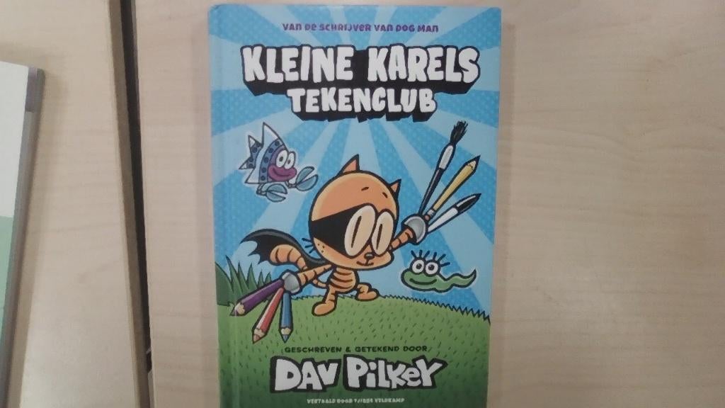 Kleine Karels Tekenclub, Ophalen, Eén stripboek, Zo goed als nieuw, Dav Pilkey