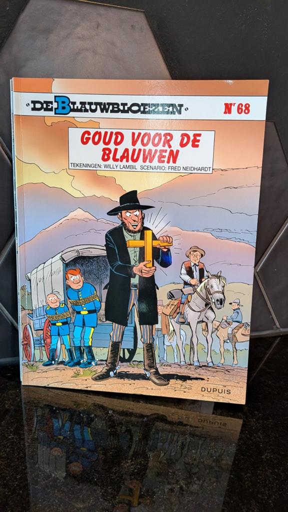 De Blauwbloezen N68: Goud voor de Blauwen, Boeken, Stripboeken, Eén stripboek, Ophalen of Verzenden, Zo goed als nieuw, Willy Lambil, Fred Neidhardt