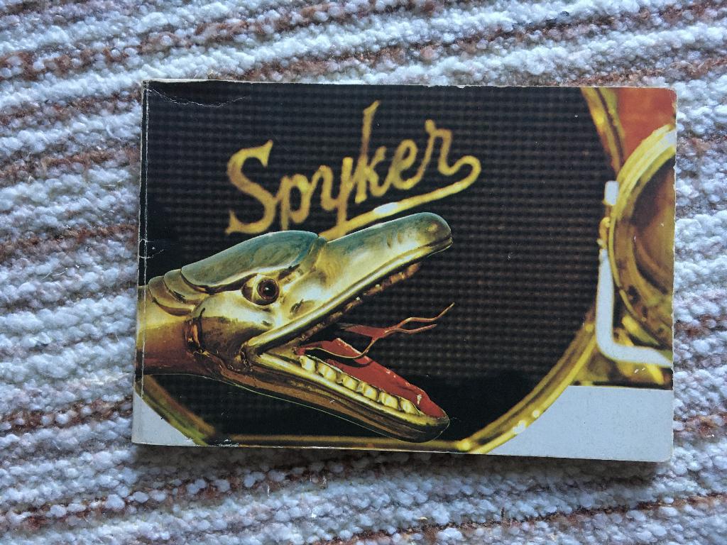 spijker boekje lips autotron spyker, Ophalen of Verzenden