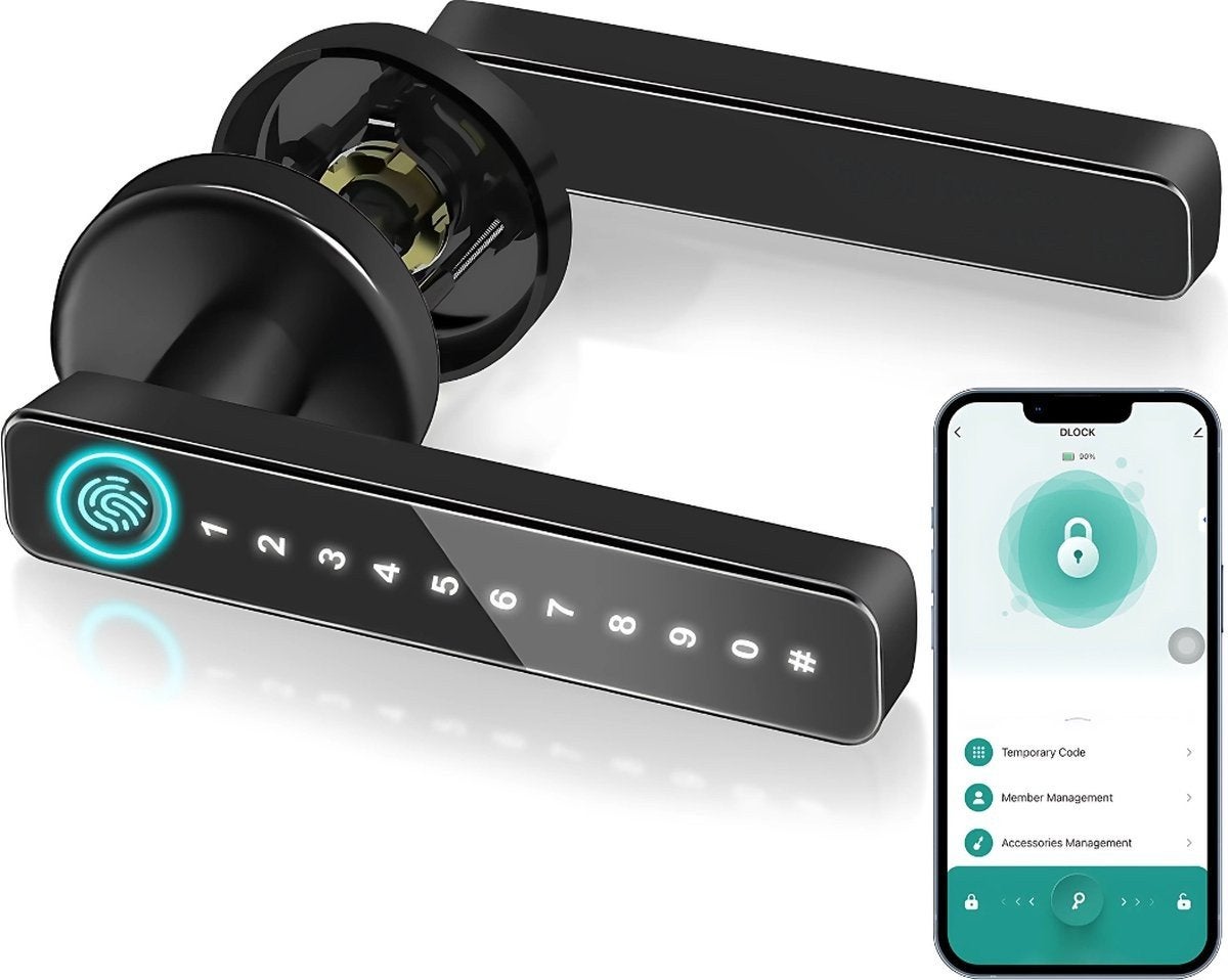 Truskore Premium Slim Smart Deurslot – Nieuwstaat, Ophalen of Verzenden, Rvs, Slot