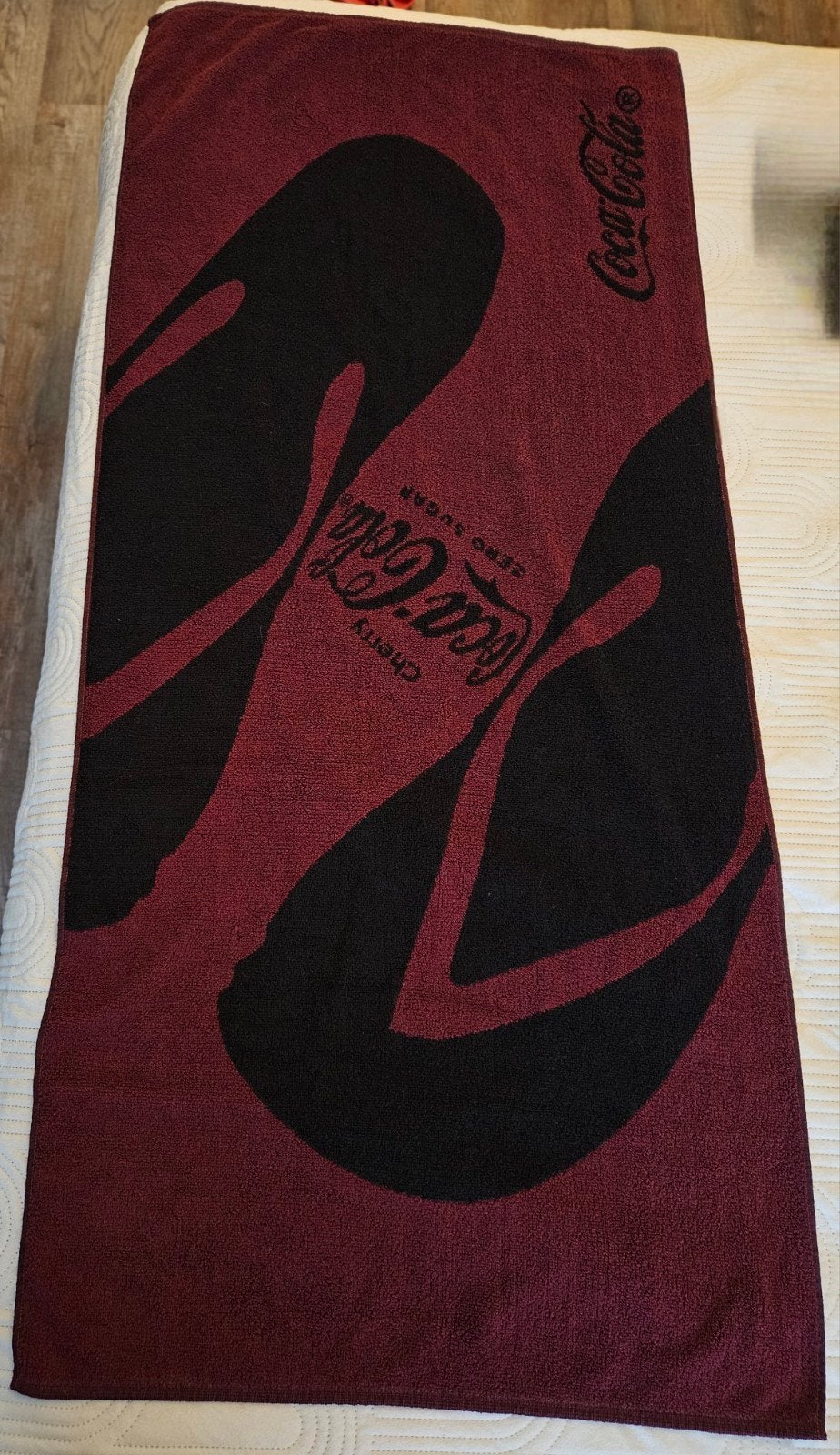 Coca-Cola Cherry Zero Sugar strandlaken/handdoek, Ophalen, Nieuw, Gebruiksvoorwerp