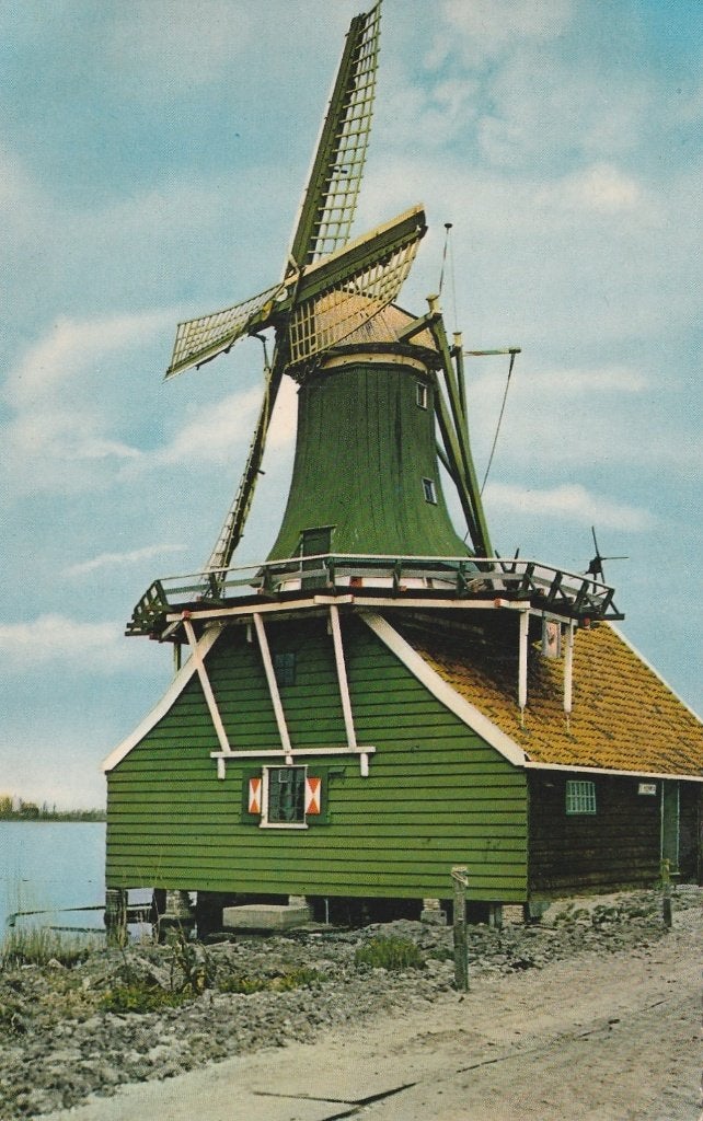 ZAANDAM Molen De Huisman Zaanse Schans kl.f., Verzenden, 1960 tot 1980, Ongelopen, Noord-Holland