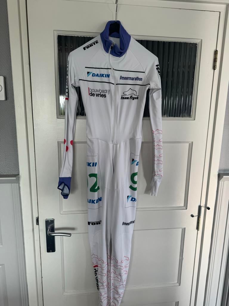 Snijvast schaatspak/marathonpak maat S, Ophalen of Verzenden, Gebruikt, Overige typen, Overige merken