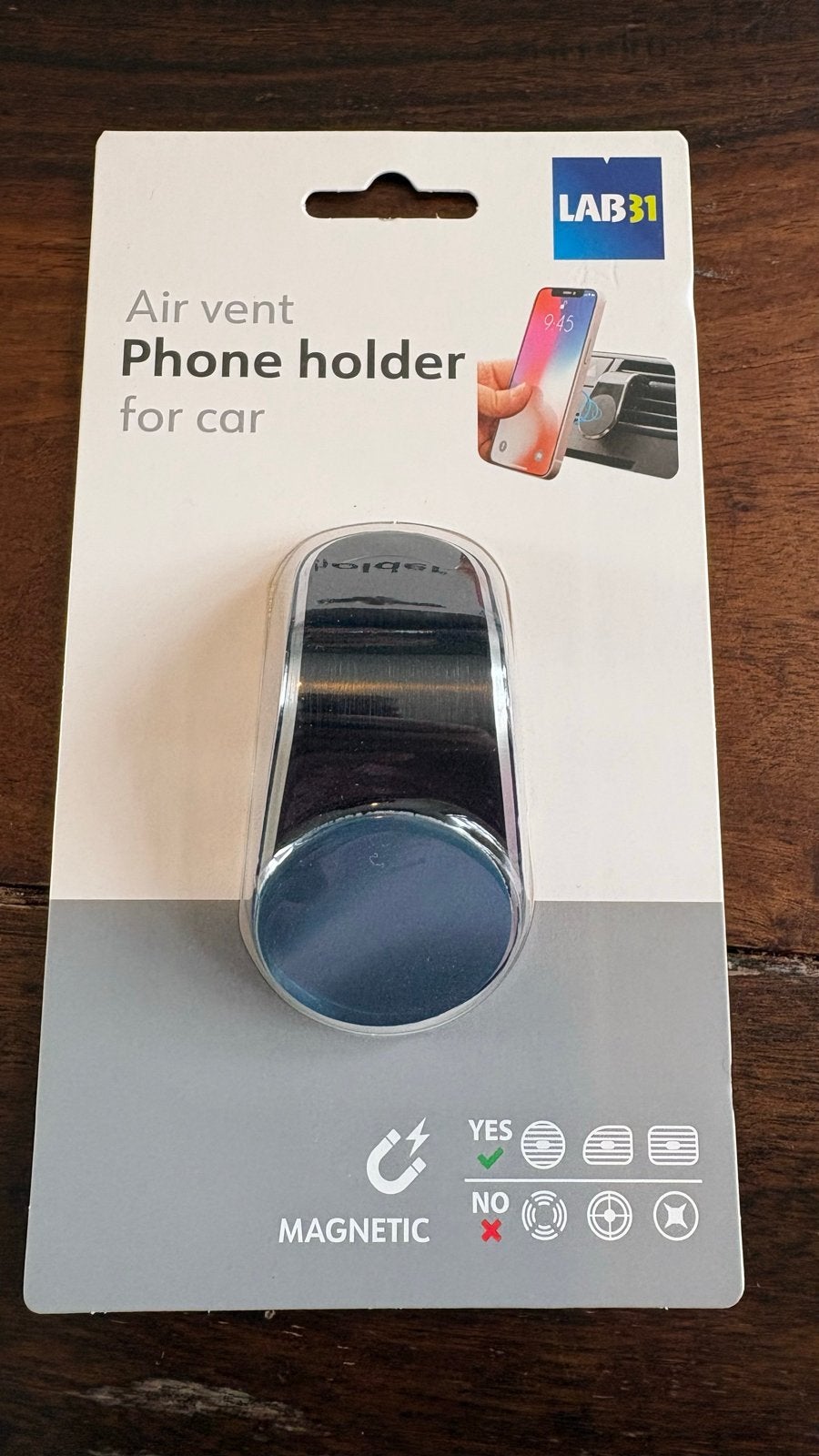 LAB31 Magnetische Telefoonhouder voor Auto Ventilatie, Ophalen, Nieuw, Auto
