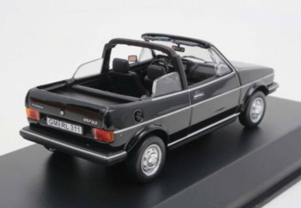 Volkswagen Golf Cabriolet 1981 ZWART 1/43 NOREV ref: 840074, Hobby en Vrije tijd, Modelauto's | 1:43, Verzenden, Nieuw, Auto, Norev