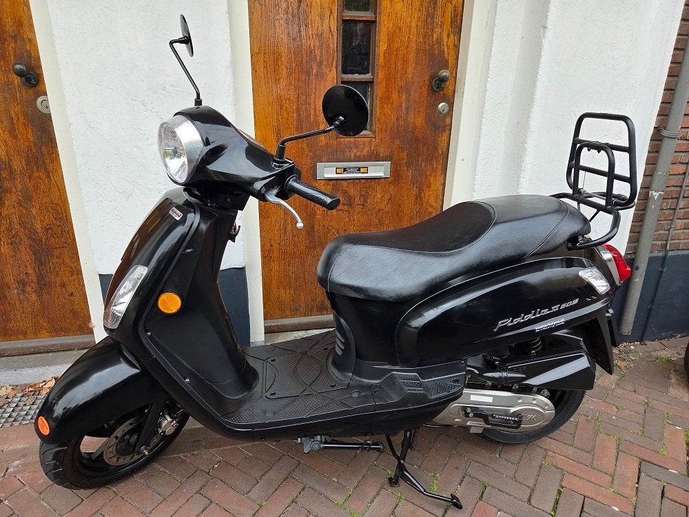 Sym Fiddle zwart SNOR 1299, brom 1449 bij Scooterforyou,, Ophalen, Gebruikt