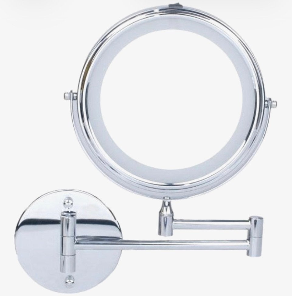Auxent make-up spiegel met verlichting, 20 cm doorsnee, Ophalen of Verzenden, Nieuw