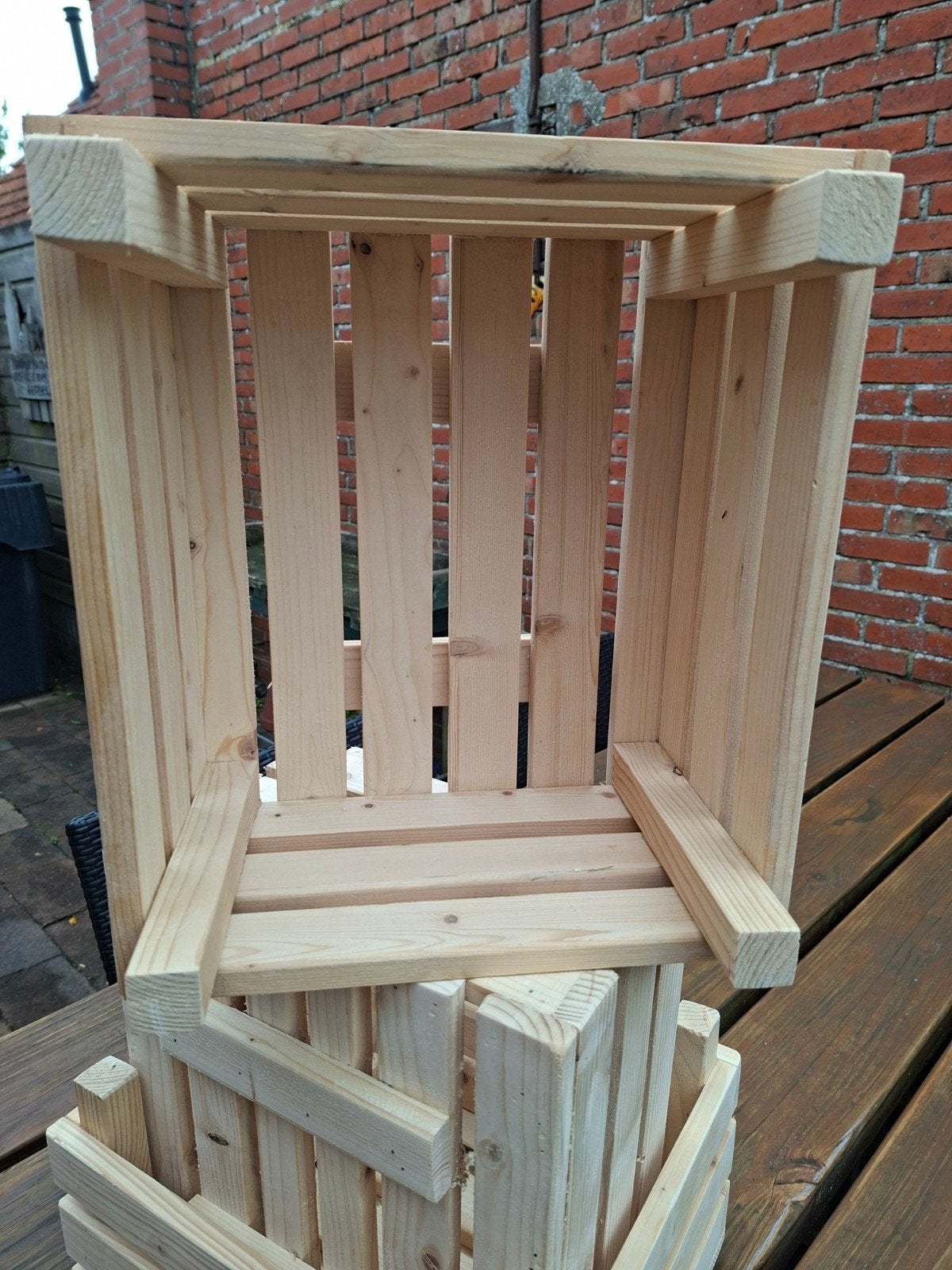 Houten kistjes., Huis en Inrichting, Woonaccessoires | Kisten, Ophalen, Nieuw, Minder dan 50 cm