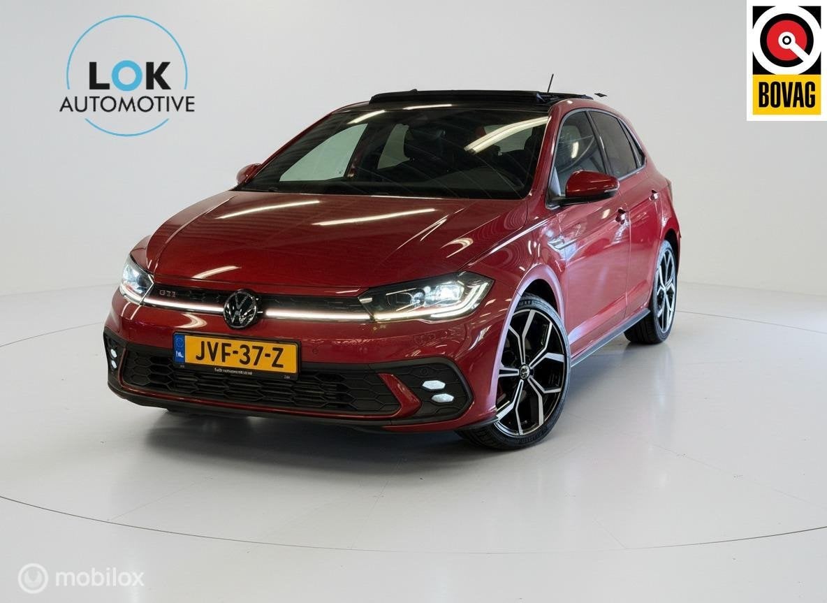 Volkswagen Polo 2.0 TSI GTI PANO|IQLIGHT|ACC|CAMERA|KEYLESS, Auto's, Gebruikt, Zwart, 4 cilinders, 1984 cc
