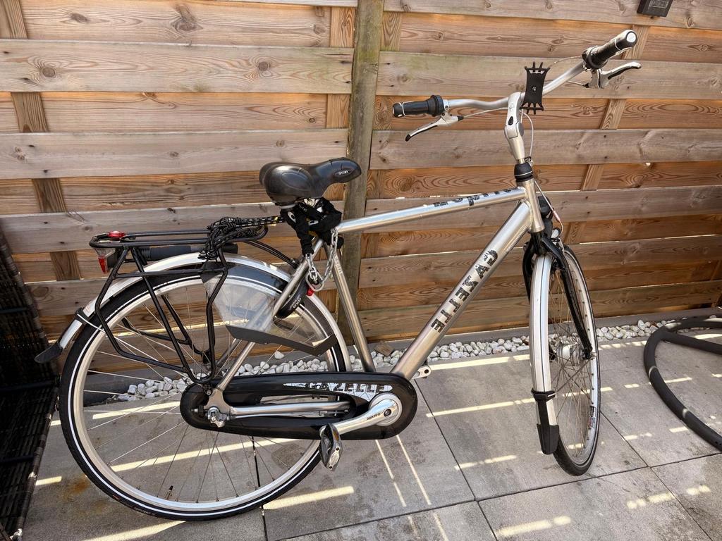 Gazelle herenfiets- Comfortabel en betrouwbaar, Fietsen en Brommers, Fietsen | Dames | Damesfietsen, Ophalen, 53 tot 56 cm, Velgrem