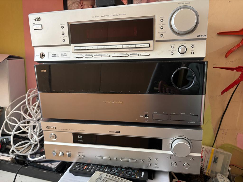 Diverse AV-receivers: JVC, Harman Kardon, Yamaha, 120 watt of meer, Ophalen, Overige merken, Gebruikt