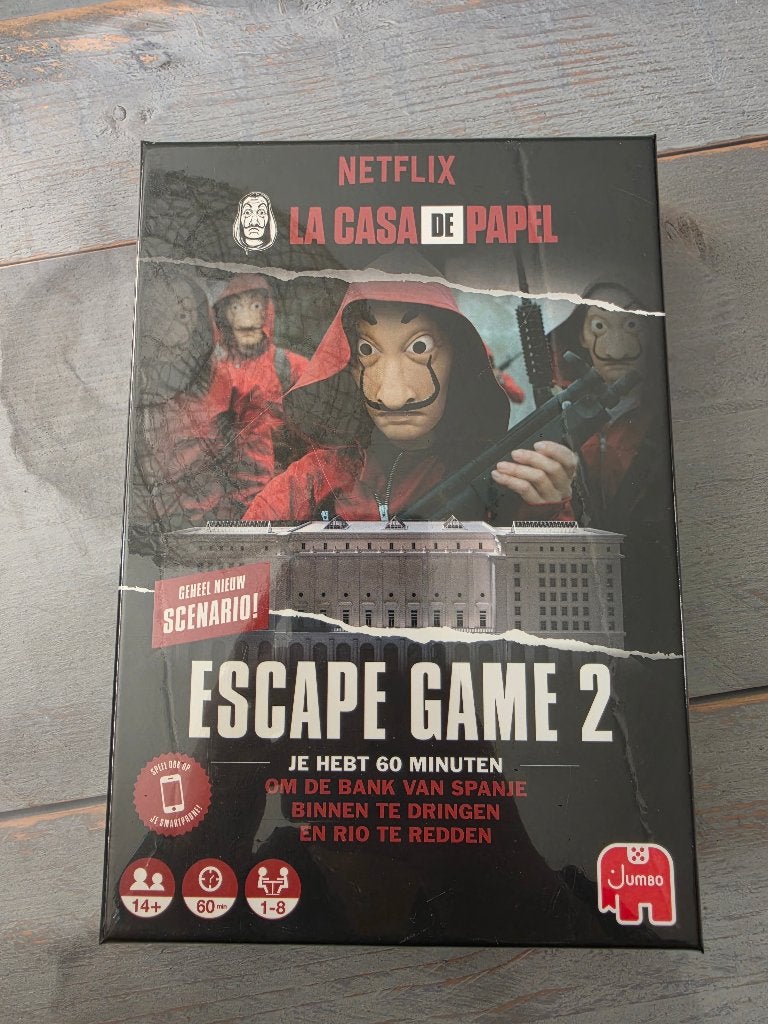 La casa de papel escape game 2, Vijf spelers of meer, Ophalen of Verzenden, Nieuw, Jumbo