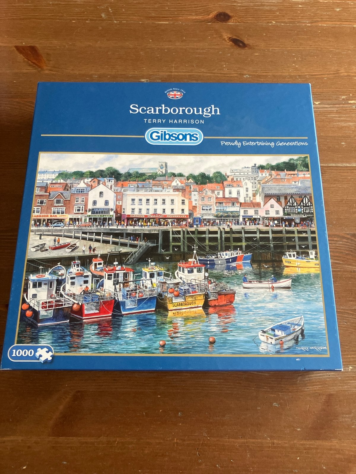 Gibsons Scarborough Legpuzzel 1000 stukjes, Ophalen, 500 t/m 1500 stukjes, Zo goed als nieuw, Legpuzzel