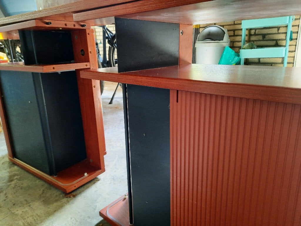Ombouw (kastjes en oplegplank) auping auronde bed, Huis en Inrichting, Slaapkamer | Bedden, Ophalen, Gebruikt, Overige kleuren