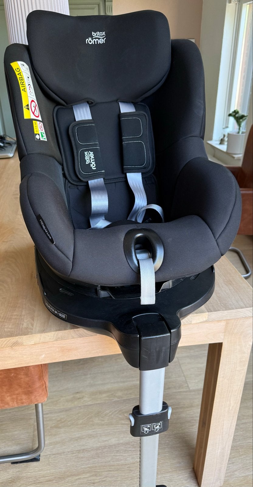 Britax Römer Dualfix M i-Size autostoel - Zwart, Romer, 0 t/m 18 kg, Verstelbare rugleuning, Nieuw