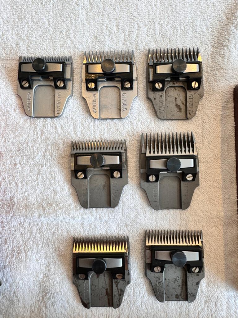 Aesculap scheerkoppen, Dieren en Toebehoren, Honden-accessoires, Ophalen of Verzenden, Gebruikt