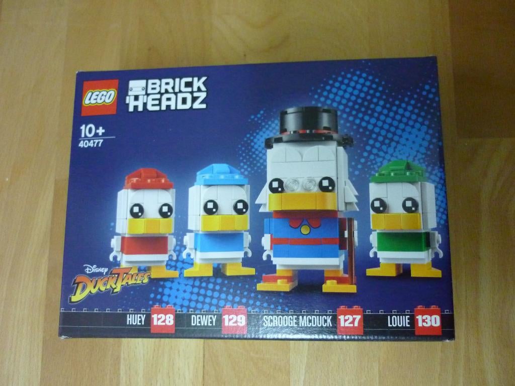 Lego 40477 Dagobert Duck, Kwik, Kwek en Kwak Brickheadz Disn, Ophalen of Verzenden, Nieuw, Complete set, Lego