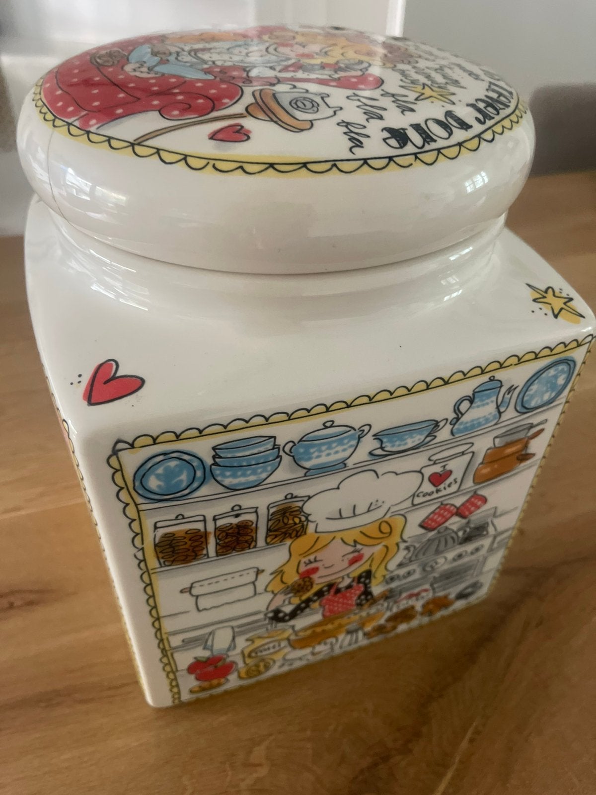 Snoeppot blond Amsterdam, Ophalen, Gebruikt, Overige materialen, Pot, Bus of Blik