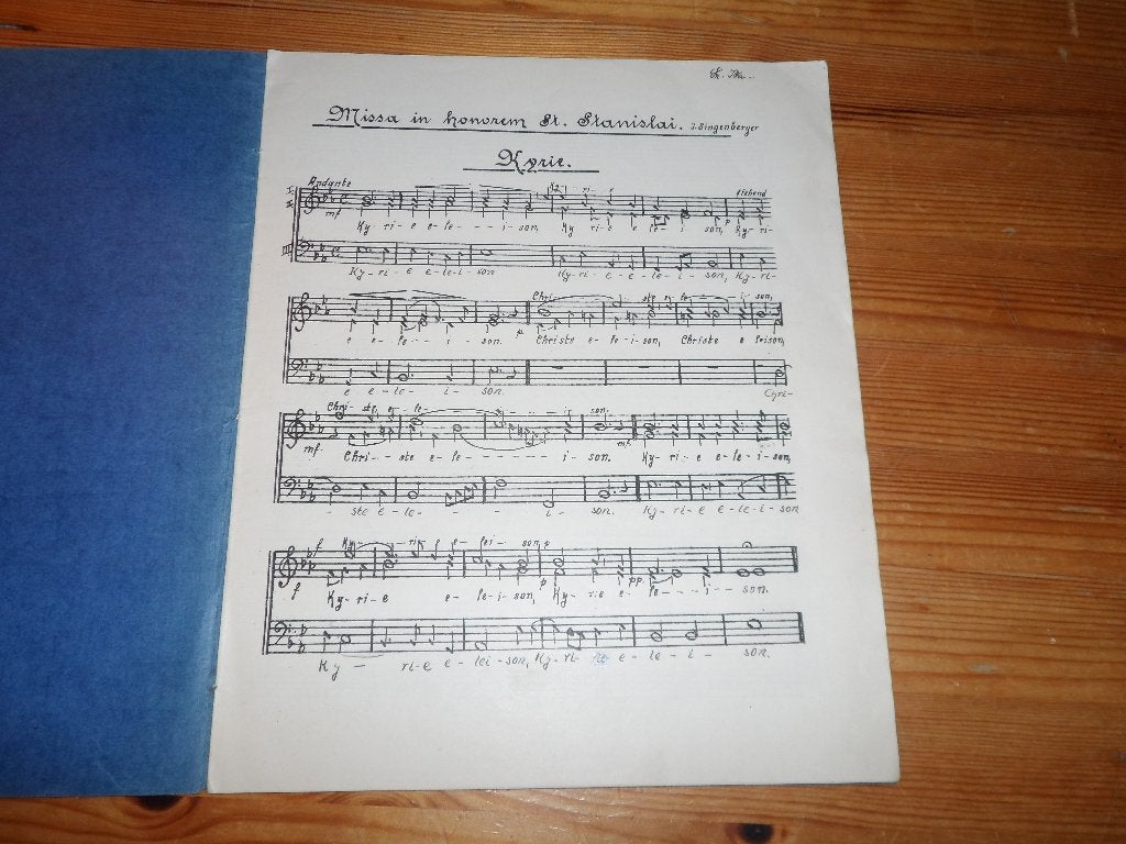 J. Singenberger - missa in honorem st. Stanislai, Gebruikt, Ophalen of Verzenden, Religie en Gospel, Artiest of Componist