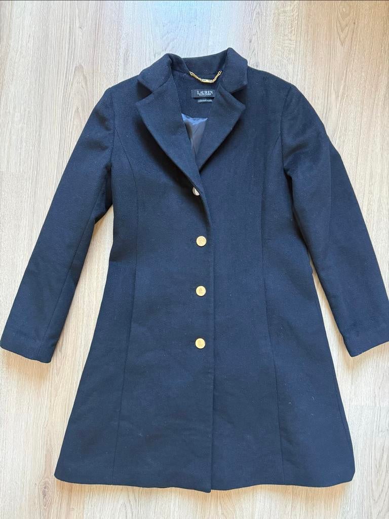Ralph Lauren Lauren Kasjmier Blend Jas Maat 2, Kleding | Dames, Jassen | Winter, Ophalen, Gedragen, Maat 34 (XS) of kleiner, Zwart